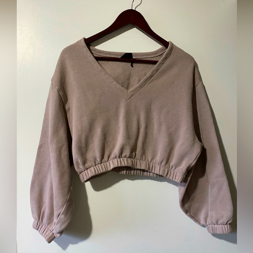 UO Out From Under cropped sweatshirt